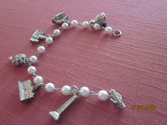 Pearl Charm Bracelet - image 5