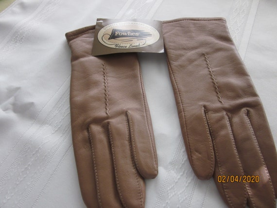 Vintage Fownes Leather Gloves - image 1