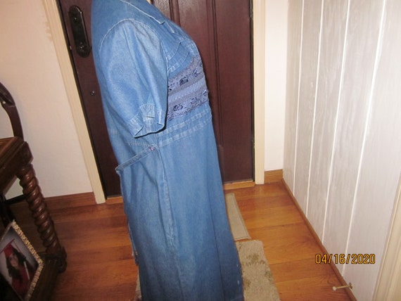 Vintage Denim Dress - image 5