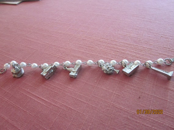 Pearl Charm Bracelet - image 4