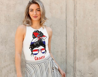 Croatia girl Svg download