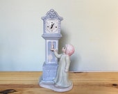 Child Figurine, Nursery Decor, Bedtime Ornament.