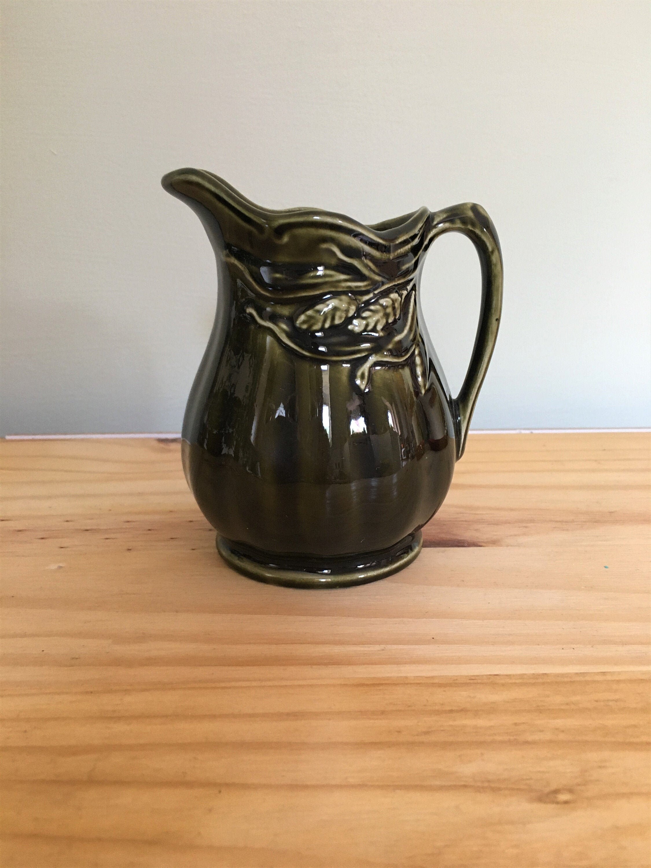 Small Milk Jug Vintage Creamer Arthur Wood Pottery. Etsy