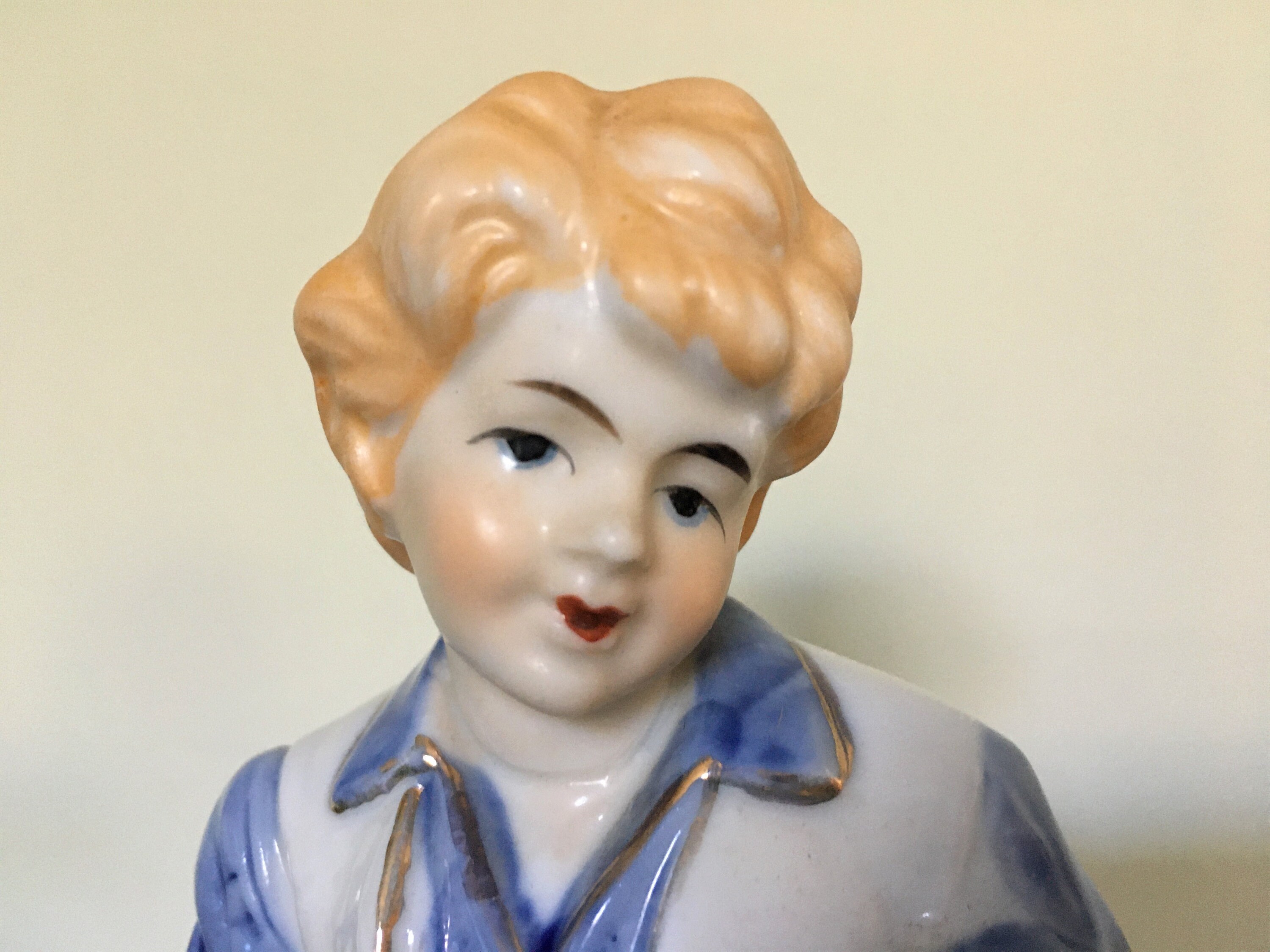 Matching Pair of Vintage Figurines of a Boy and Girl Etsy UK