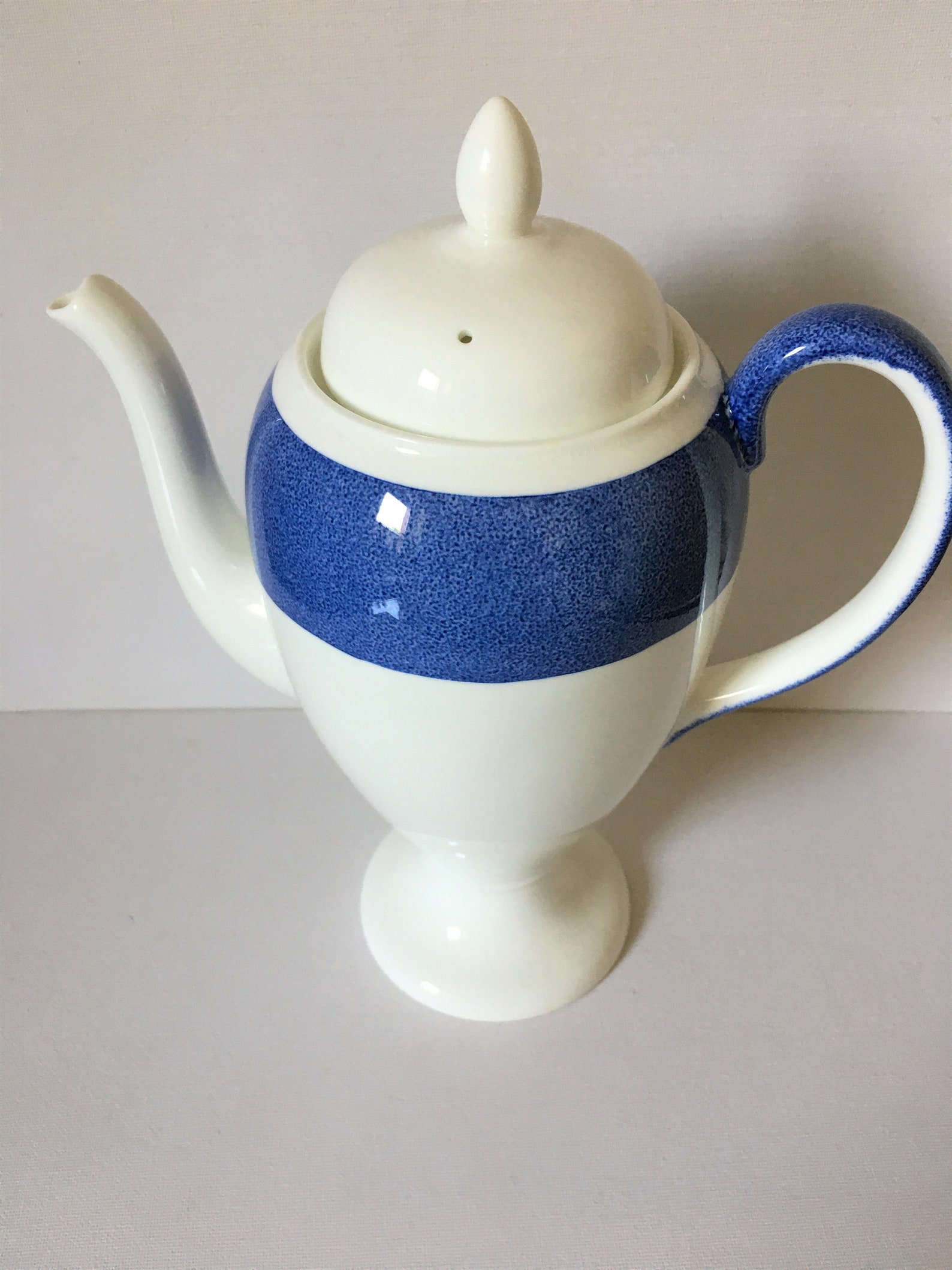 Blue and White China Coffee Pot Coffee Lover Gift Vintage Etsy UK