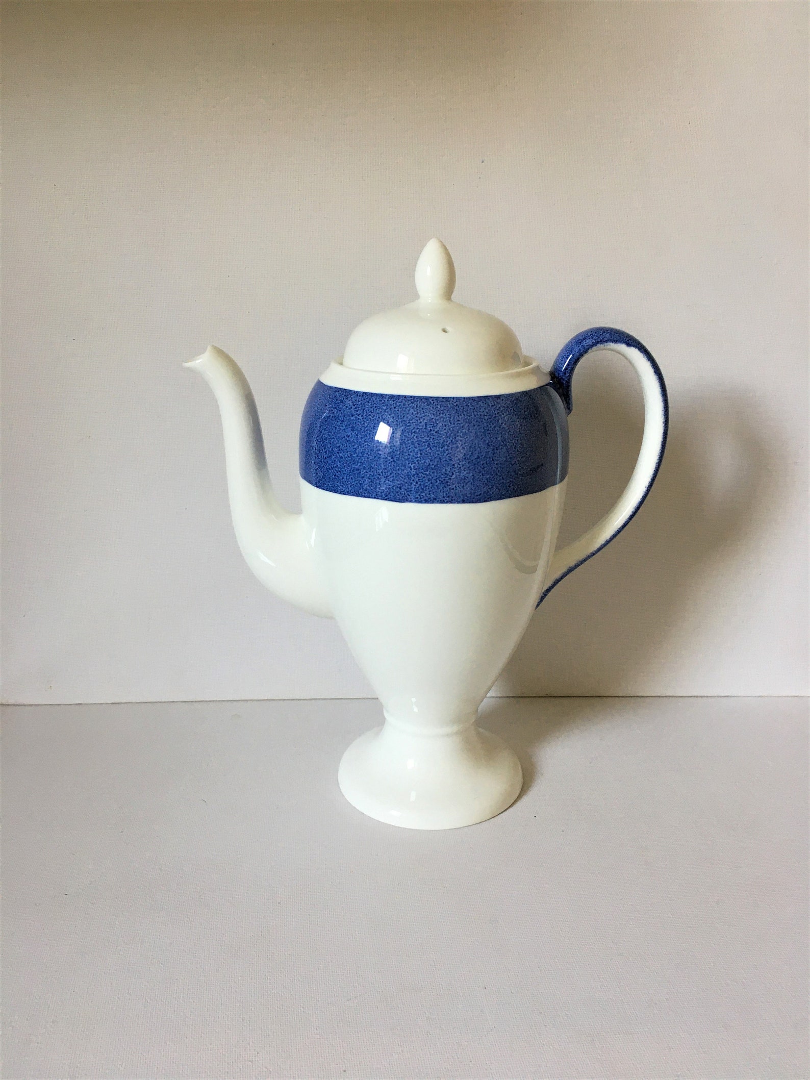 Blue and White China Coffee Pot Coffee Lover Gift Vintage Etsy UK