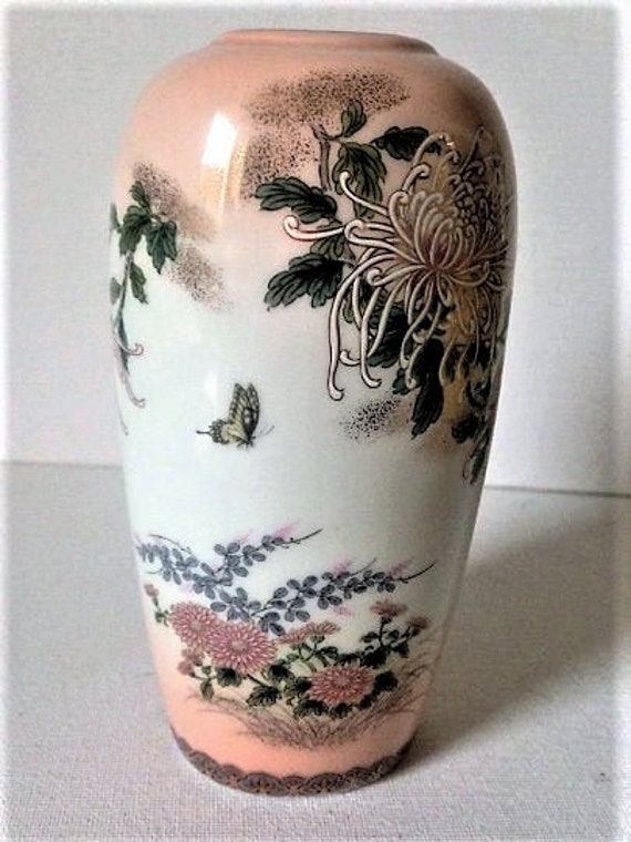 Ceramic Floral Vase Marks Spencer Etsy