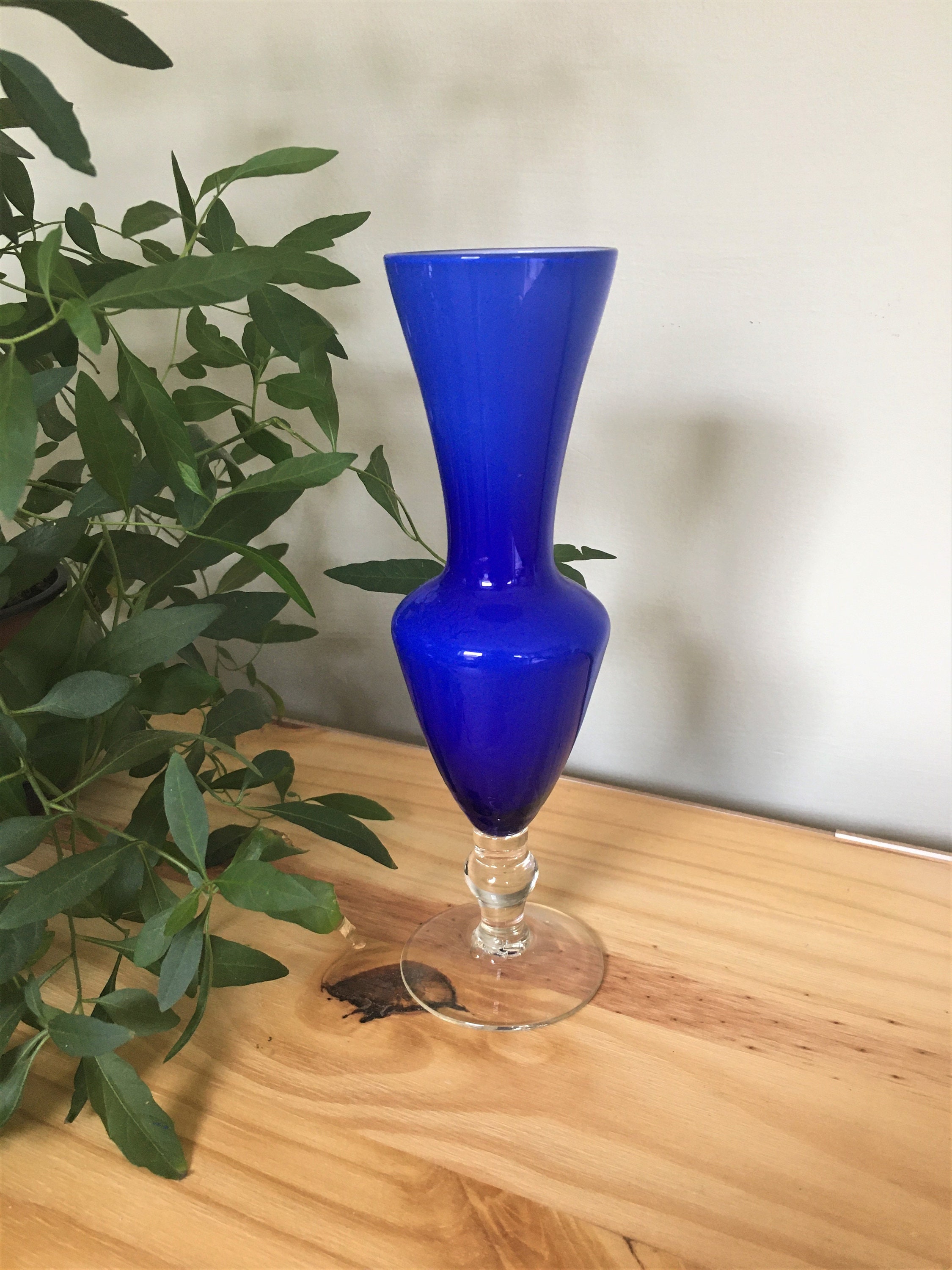 1960s Vintage Cased Cobalt Blue Glass Bud Vase — 15 Collingwood