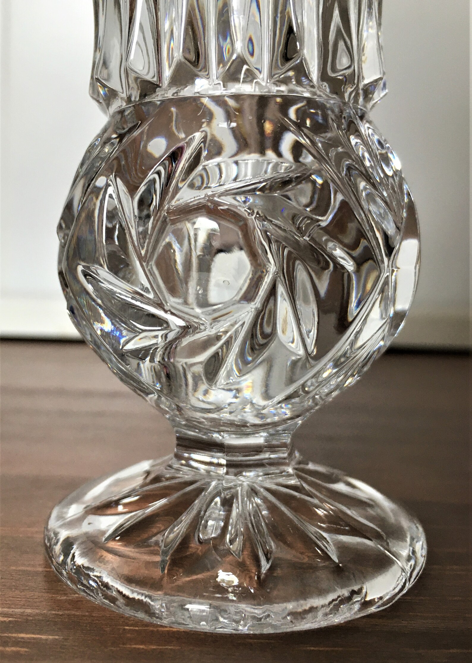 Small Crystal Vase Crystal Bud Vase Zajecar Crystal. Etsy