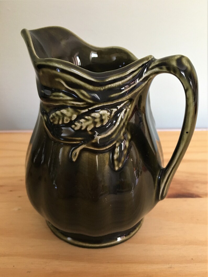 Small Milk Jug Vintage Creamer Arthur Wood Pottery. Etsy