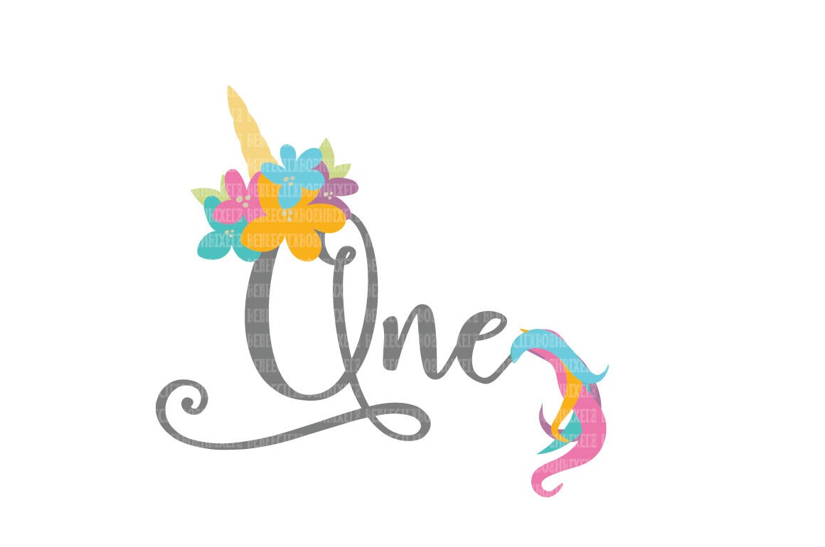 Download Unicorn SVG Files First Birthday SVG Files Cutting Files ...