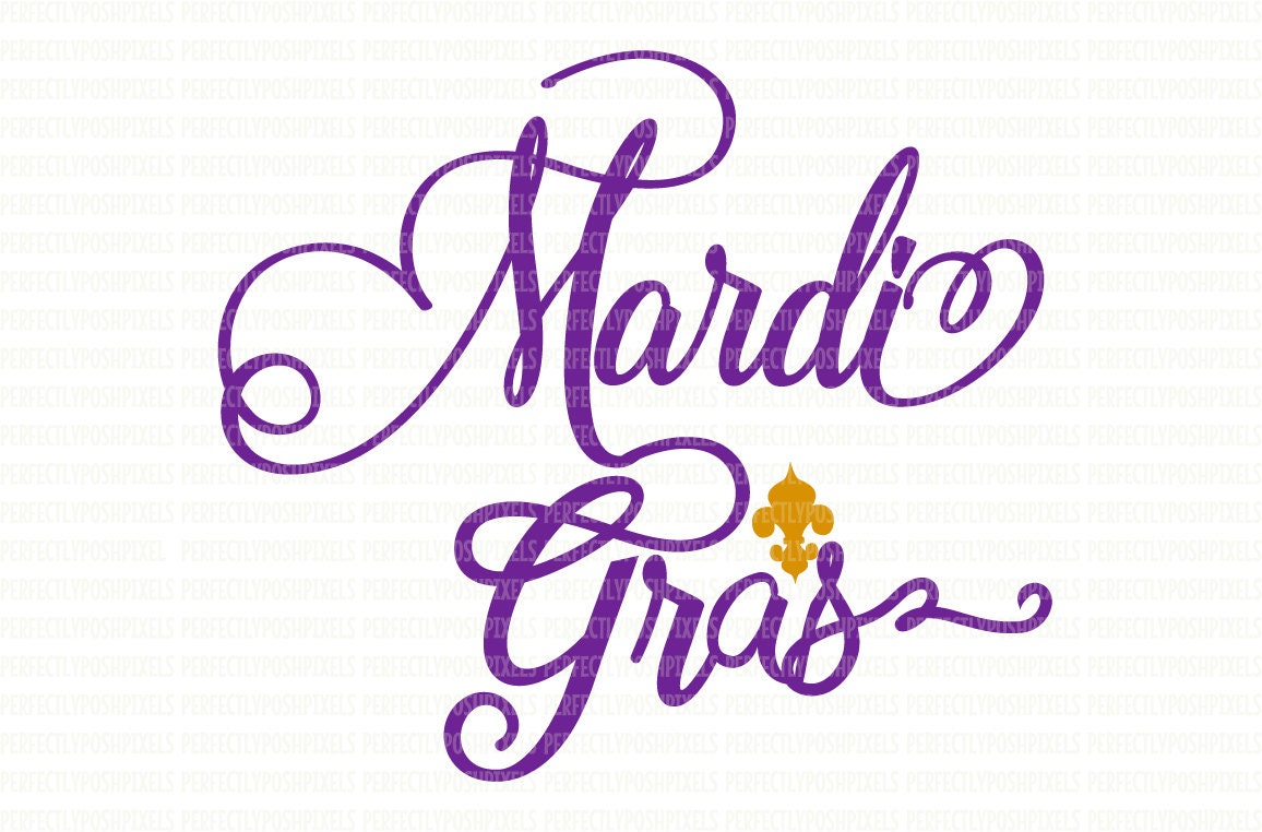 Mardi Gras SVG File SVG Files For Cricut SVG Files For | Etsy