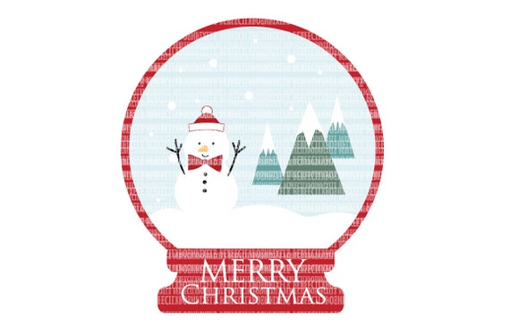 Download Snow Globe Christmas SVG Files for Silhouette Studio and ...
