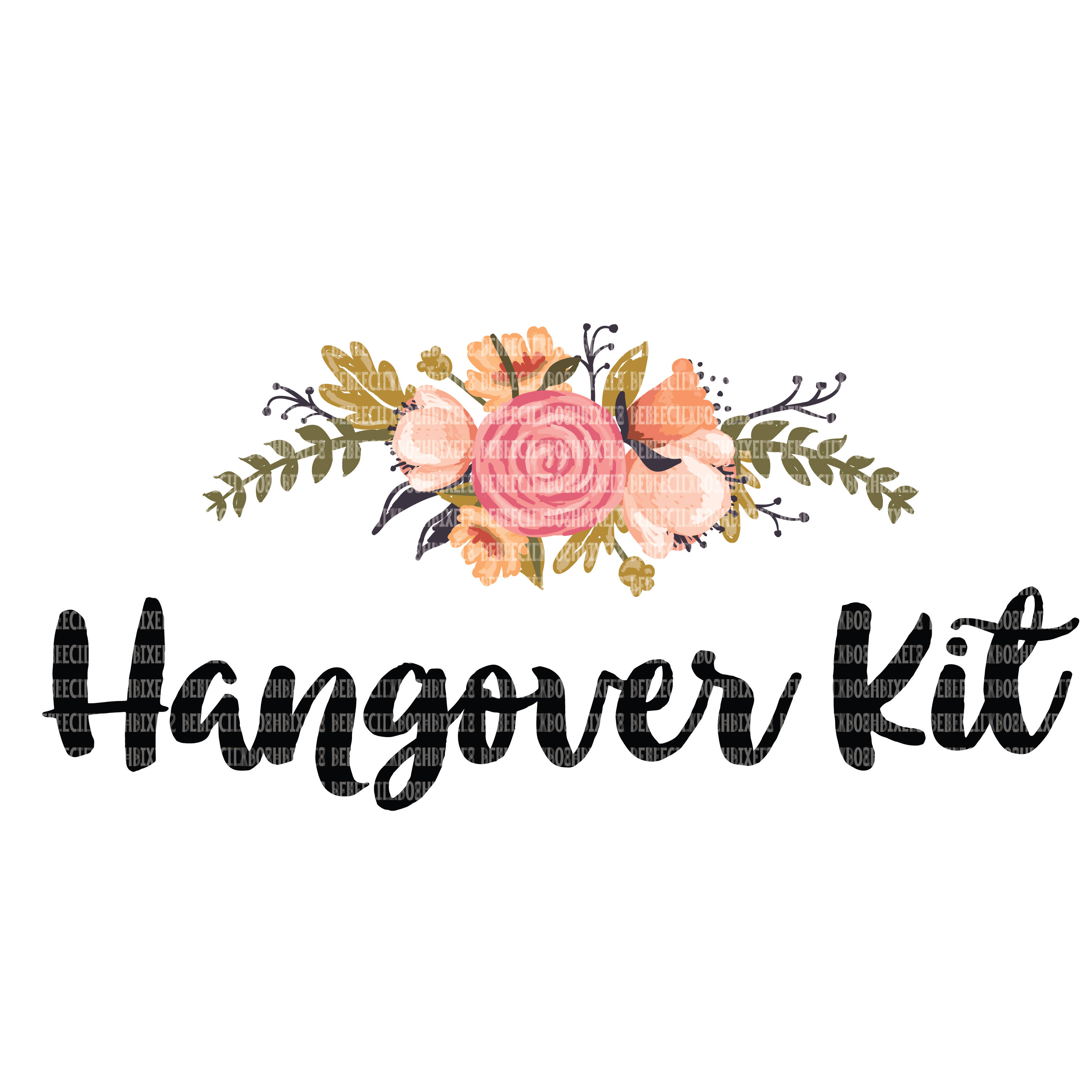 Download Hangover Kit Clipart Sublimation Designs Wedding Party | Etsy