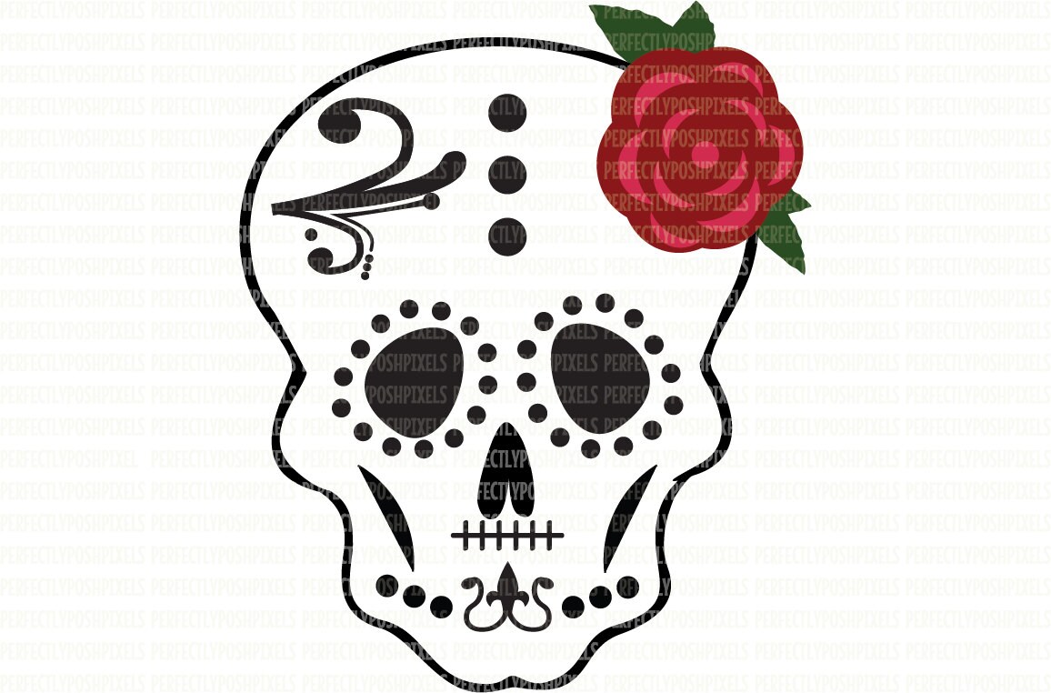 Free Free 98 Flower Skull Svg SVG PNG EPS DXF File