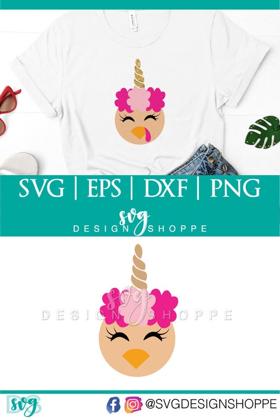 Download Unicorn Face Svg Unicorn Head Svg Thanksgiving Unicorn Etsy