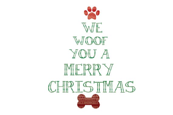 Download Santa Paws Dog Christmas SVG files Printable Clipart Cut ...
