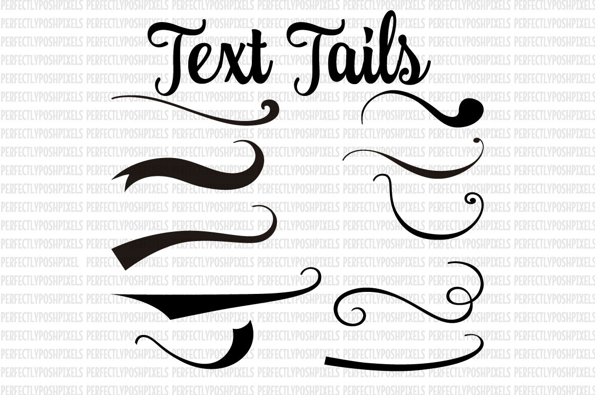 Download Text Tails Text Swoosh svg eps pdf instant download ...