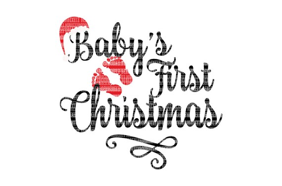 Download My First Christmas Svg Files For Silhouette Cameo And Cricut Etsy