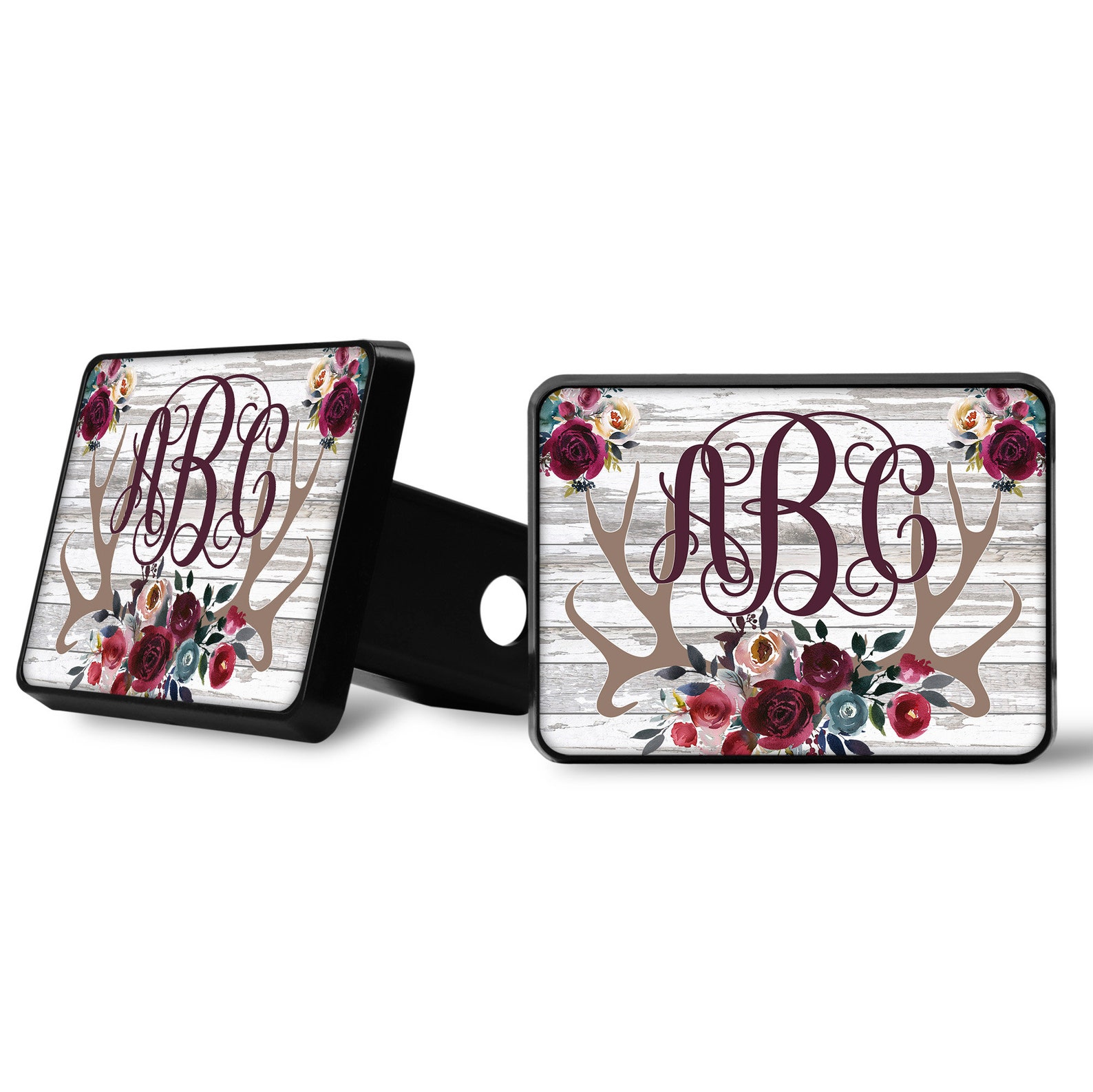 Personalized Monogram Hitch Cover Custom Name Trailer Hitch Etsy