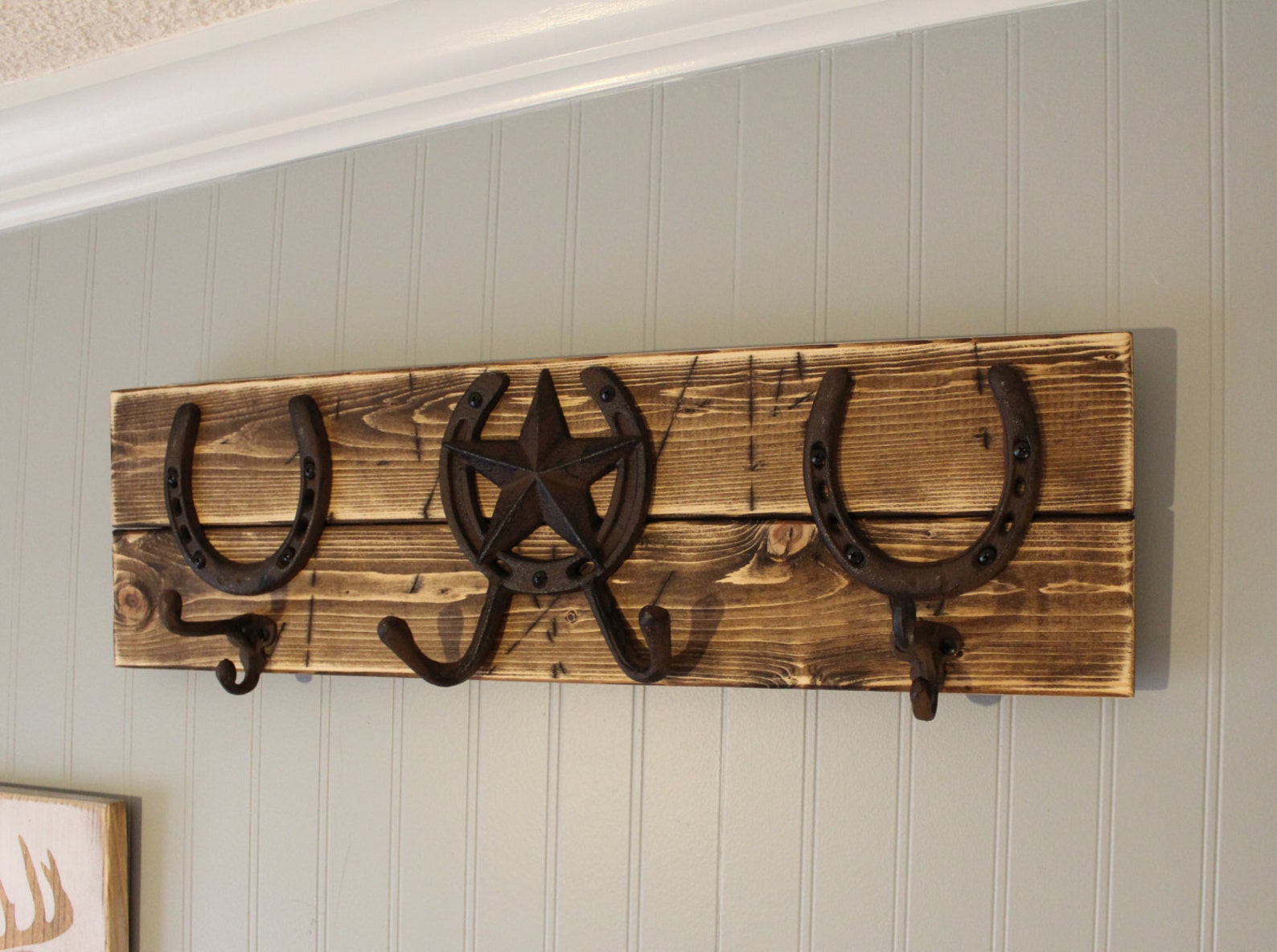 Cast Iron Wall Hooks Western Wall Hook Rustic Wall Decor Etsy