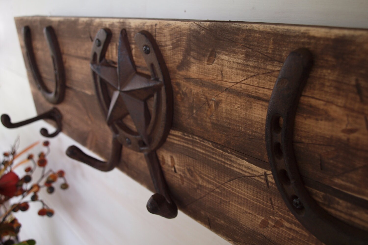 Cast Iron Wall Hooks Western Wall Hook Rustic Wall Decor Etsy