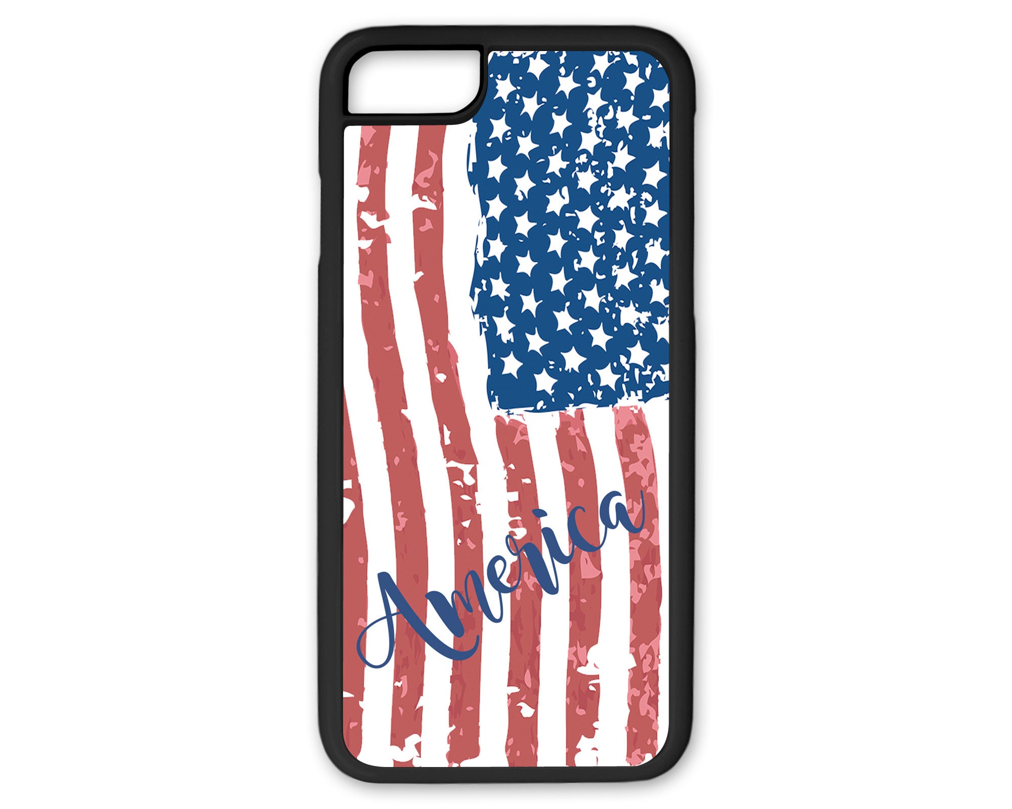 American Flag Phone Case iPhone 8 Plus Tattered American Flag Etsy