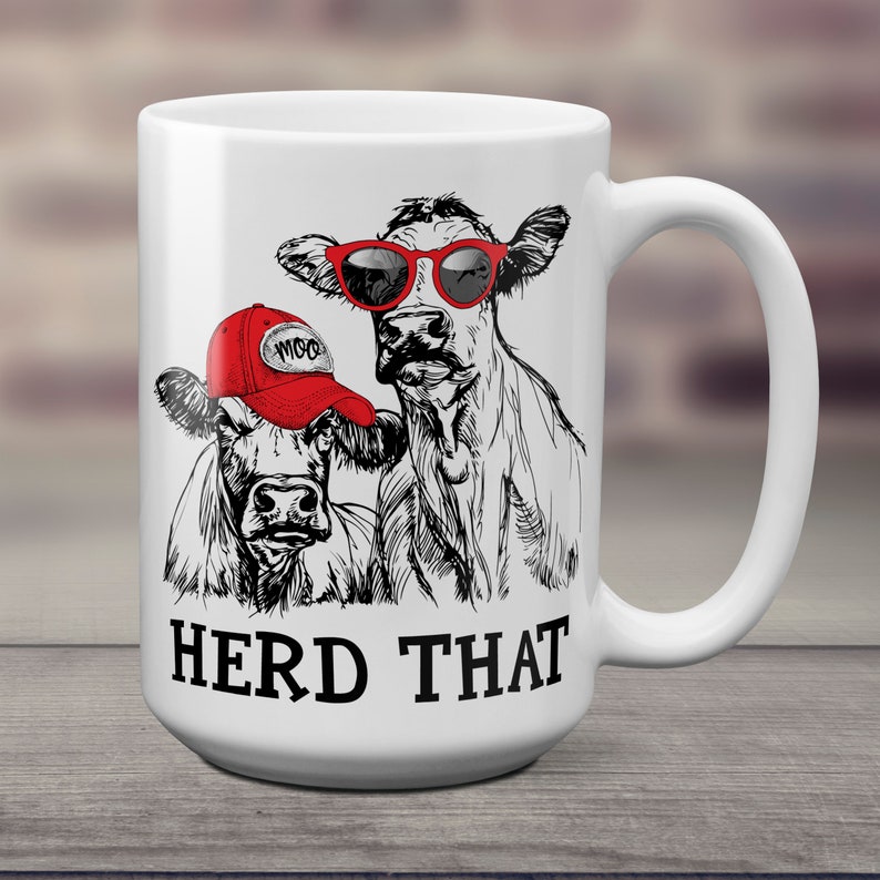 Herd That Cows Funny Coffee Mug Cow Mug Funny Cow Mug Ceramic | Etsy