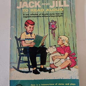 Wonder Books Stories from Jack and Jill To Read Aloud 1960 zebrane przez Oscara Weigle 20 opowiadań miękka okładka zilustrowana przez Irmę Wilde 127 stron