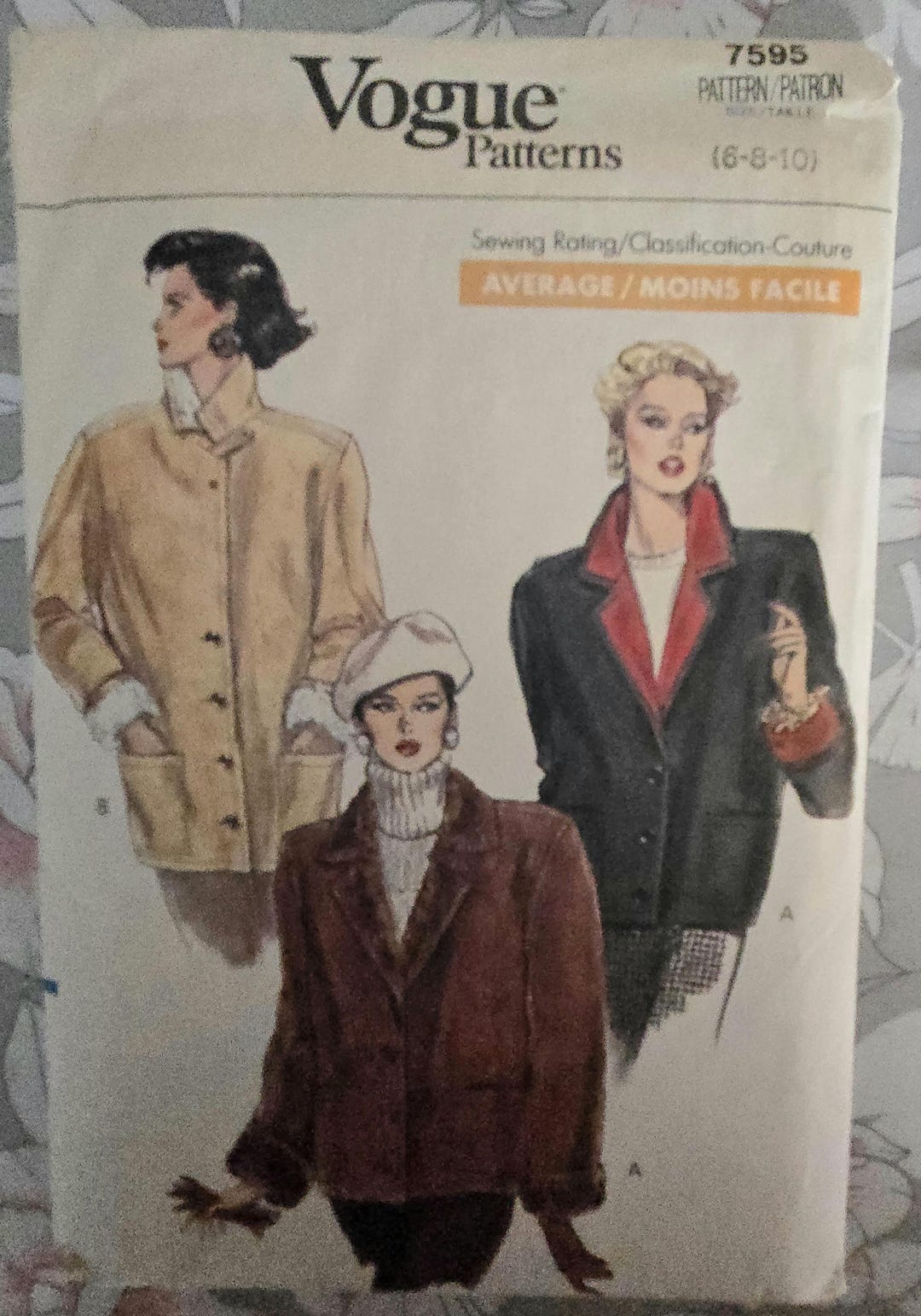 Ut Patterns Vogue Patterns 7595 Uncut Sewing Pattern Misses/misses Petite Very ...