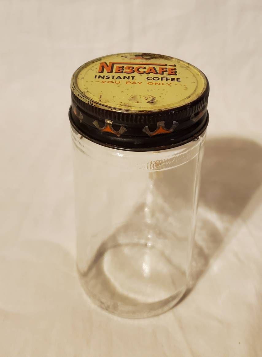 old nescafe jars