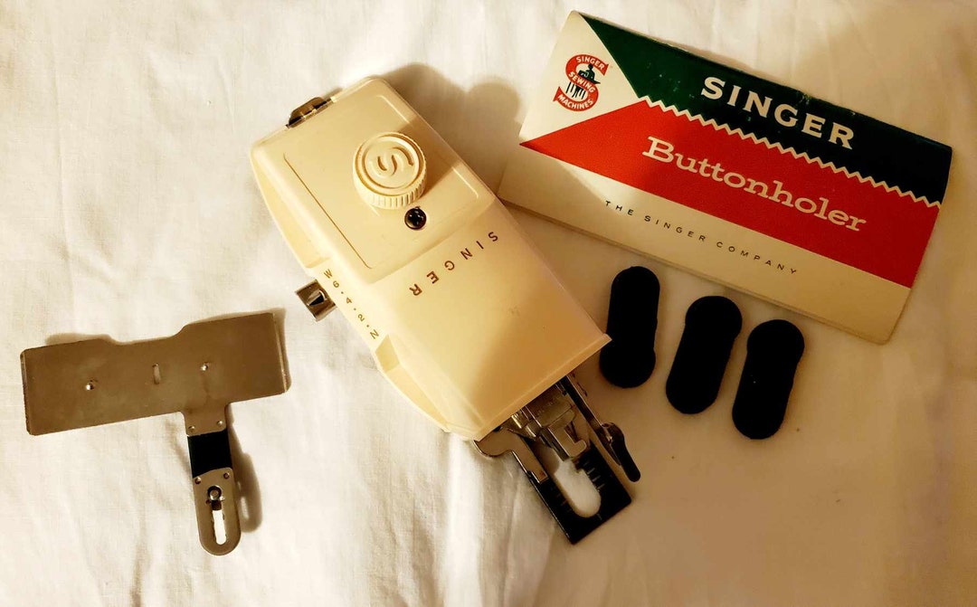 1960s Singer Buttonholer Automatic Buttonhole Stitch Etsy