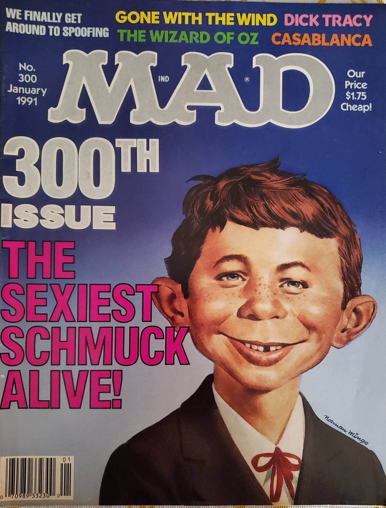 Mad Magazine January 1991 300th Issue the Series Shuck Alive