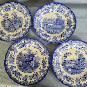 Spode blue room collection plates - Etsy 日本