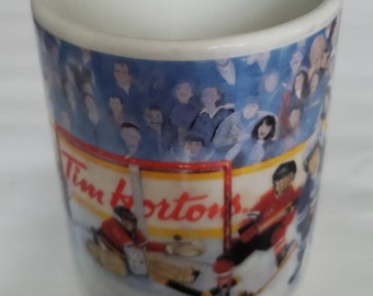 Tim Horton Limited Edition Collector Series #002 Winning Goal coffee mug made in S. Africa 12 oz 4.25&quot;H