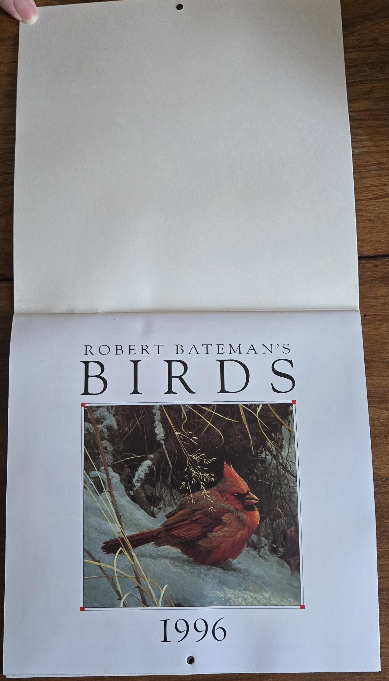 1996 Robert Bateman's Birds Exclusive to Sears 12 Month 7