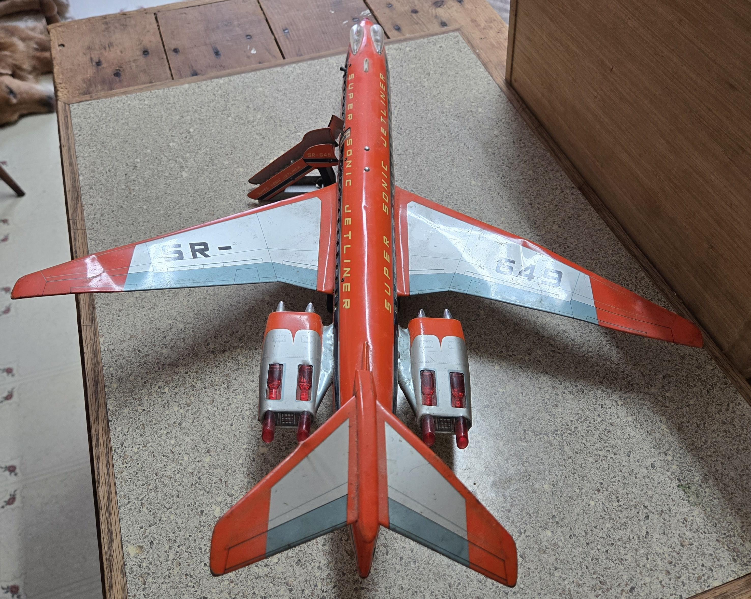 Tin toy airplane - Etsy 日本