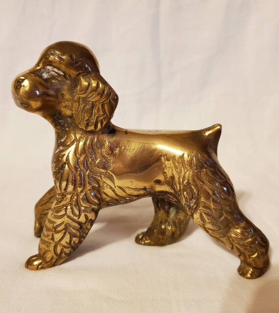 Antique Brass Dog Figurine, Collectible Dog Sculpture craibas.al.gov.br