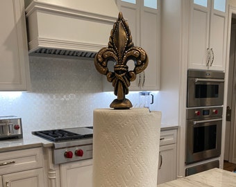 Fleur Paper Towel Holder