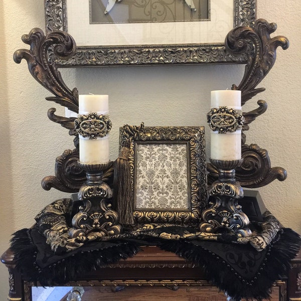 Tall Angel Candle Holder Etsy