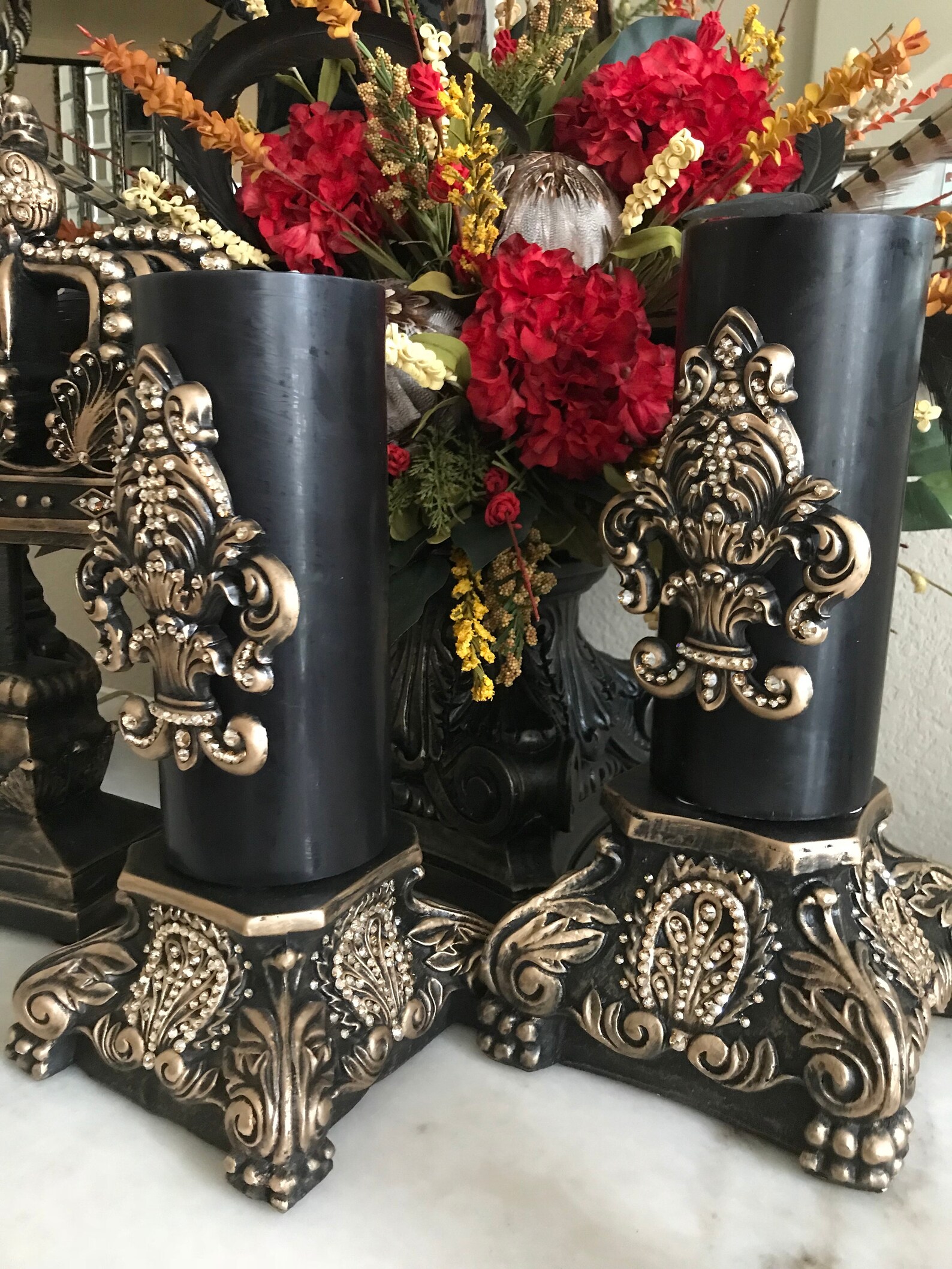 Square Candle Holder Etsy