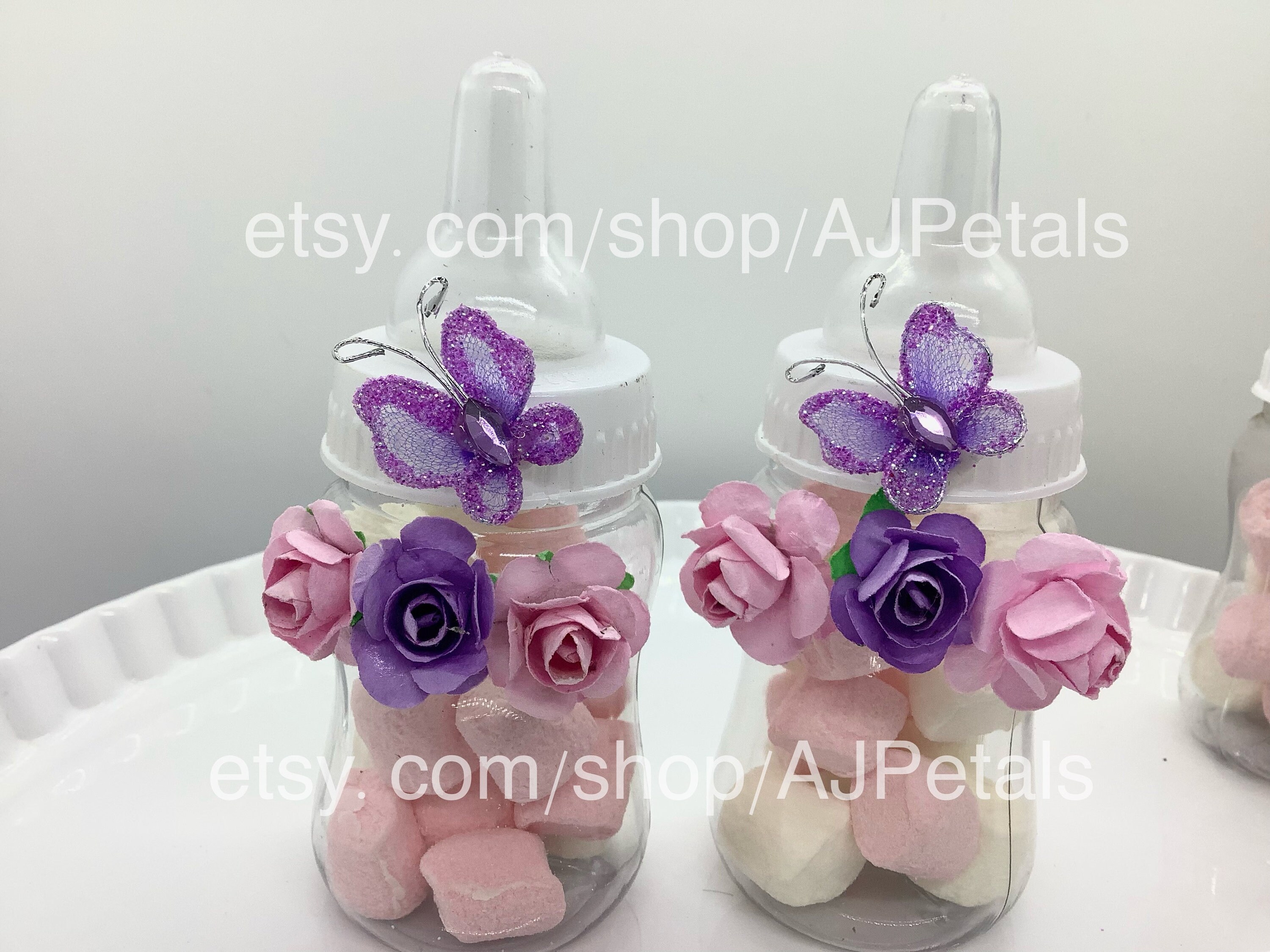 24 Butterfly Baby Shower FavorsPink Butterfly Baby Etsy