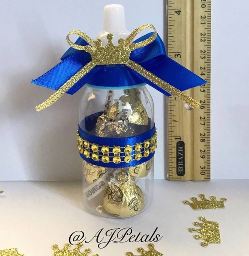24 Royal Prince Baby Shower Favor/Baby Bottle Favor/ | Etsy