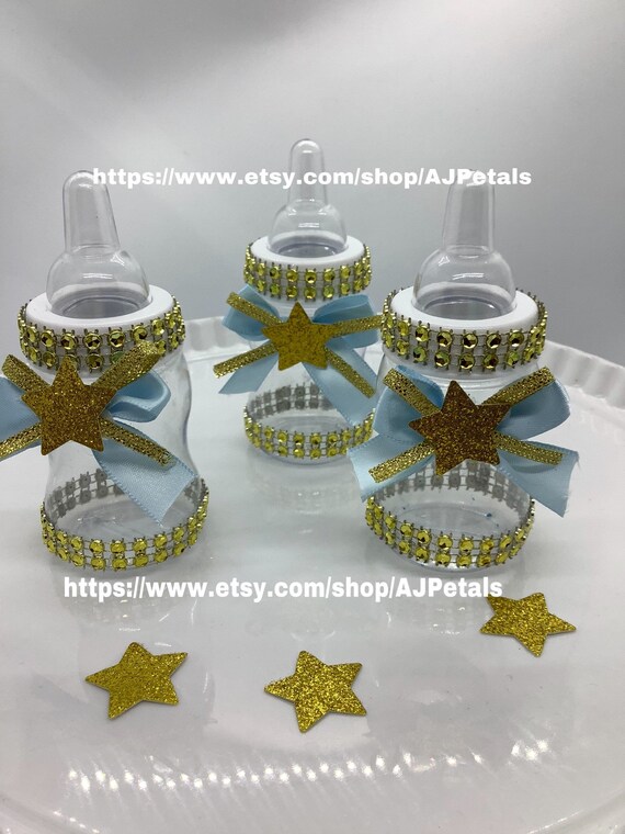 24 Twinkle Twinkle Baby Shower Favors-light Blue and Gold | Etsy