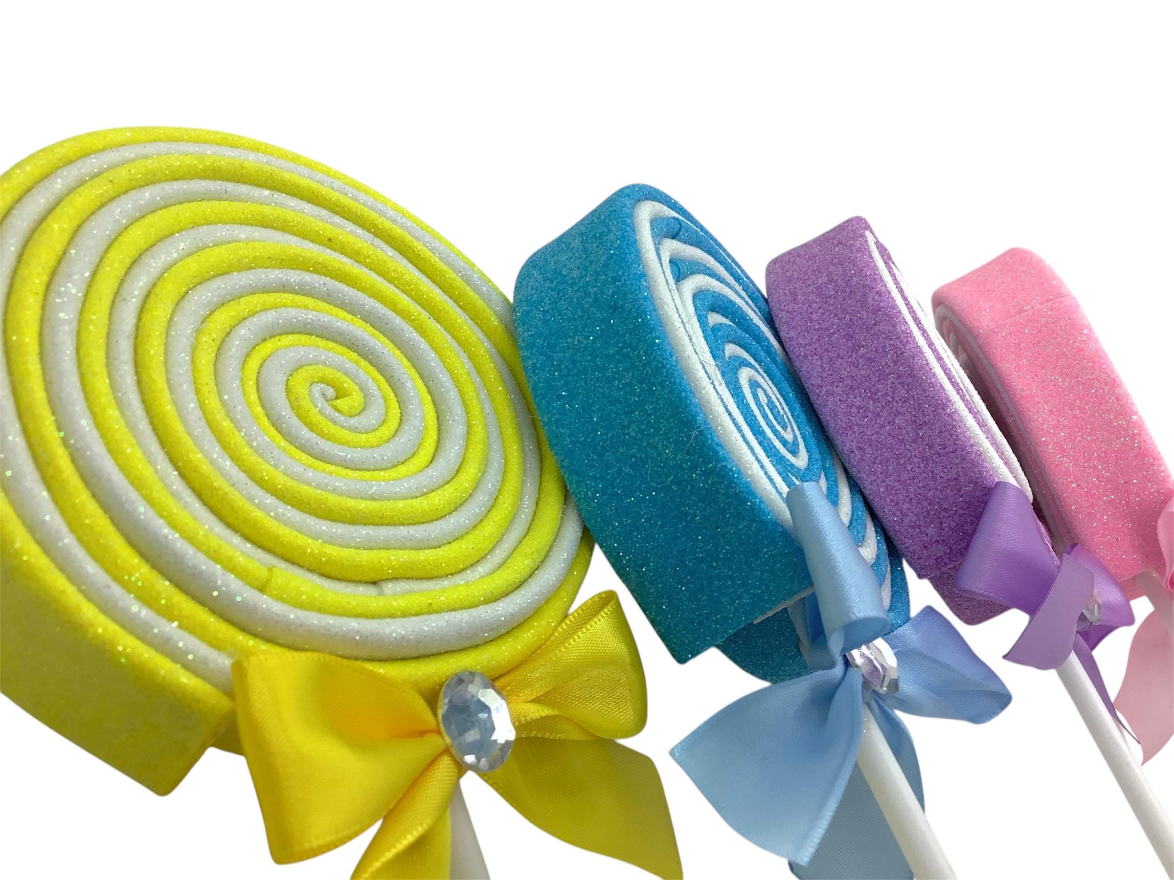 4 Fake Lollipops Decorations