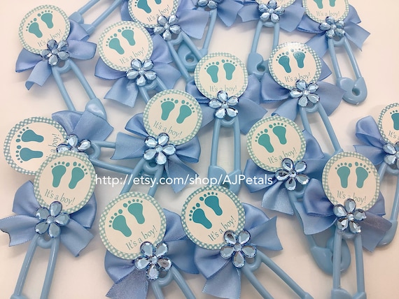 2ct Baby Shower Ribbon Badge It's a Boy Party Decorations Sign – Blue –  Texas Party Supply