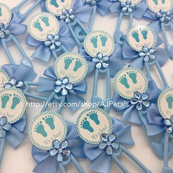 24 it’s a boy/it’s a girl baby shower safety pin/Baby Shower Favors/Pink Baby Shower/Blue Baby Shower/Baby Shower Games/Baby shower Corsages