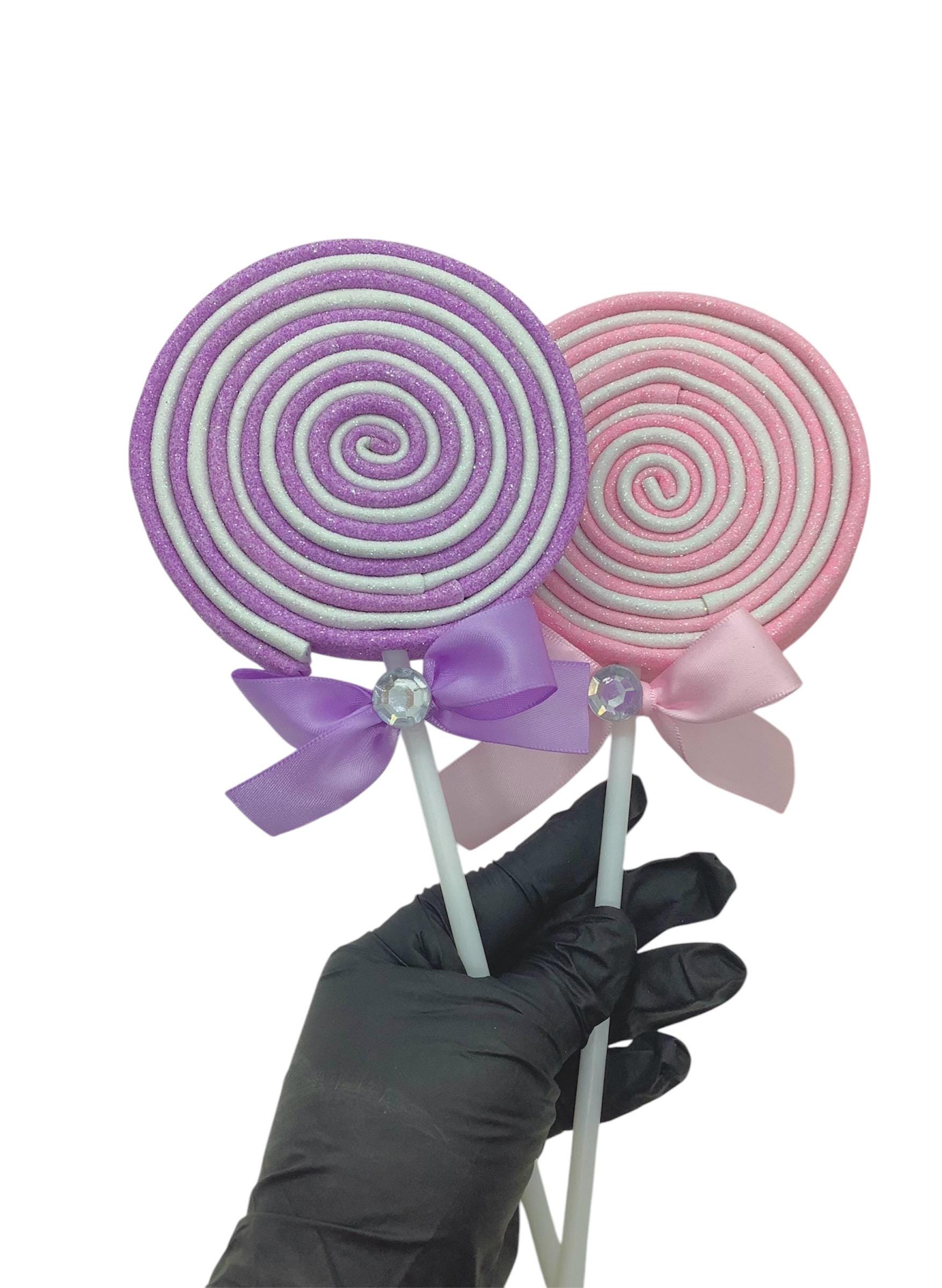 4 Fake Lollipops Decorations