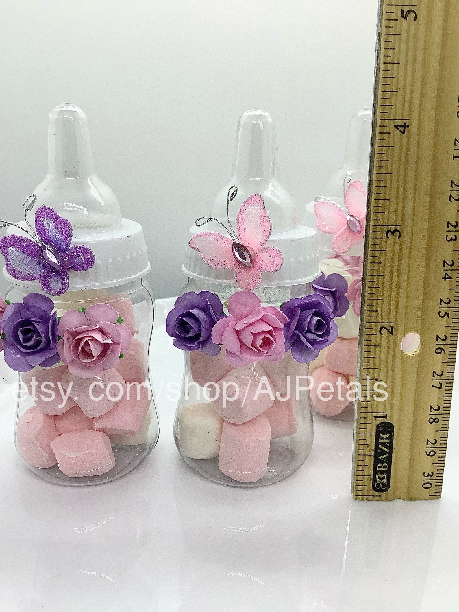 24 Butterfly Baby Shower FavorsPink Butterfly Baby Etsy