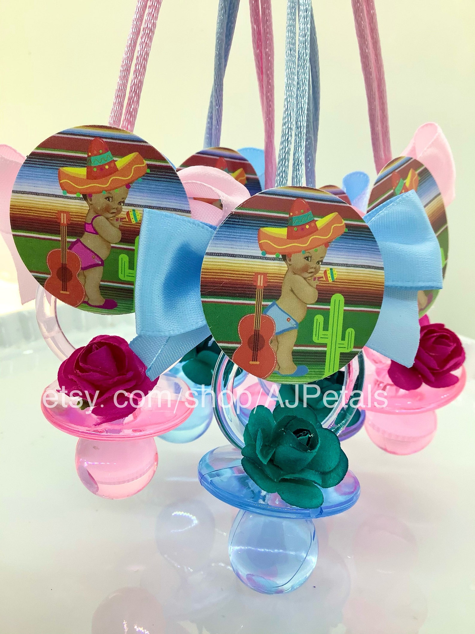 24 Fiesta Baby Shower Pacifier/Fiesta Baby Shower Etsy